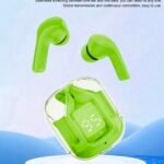 Air31 Earbuds Wireless Crystal Transparent body | Air 31 Bluetooth Ear Bud - with pouch (random color)