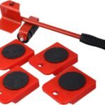 (5 in 1) Heavy Furniture Move Tool Transport Lifter Shifter Moving Kit Slider Remover Rolling Wheel Corner Mover Set