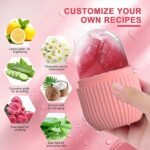 Reusable Facial Ice Roller for Face | Enhance Skin Glow Shrink &Tighten Pores (random color)