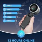 Portable Turbo Fan With 5 Speed Adjustment